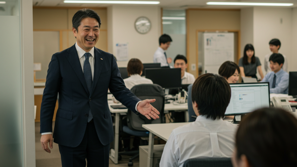 たった一言で信頼が生まれる！部下を惹きつける上司の挨拶の力！
