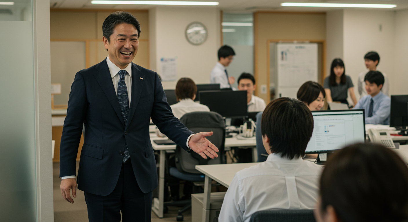 たった一言で信頼が生まれる！部下を惹きつける上司の挨拶の力！